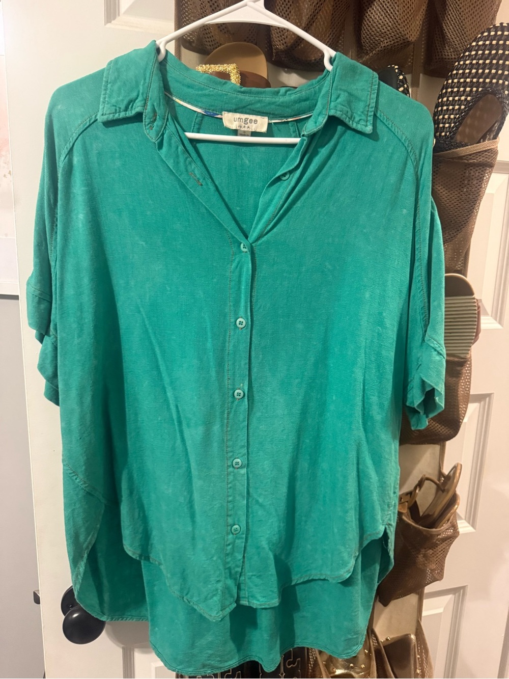 Umgee Button-Front Women's Top